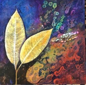 mixed media – 12” x 12”