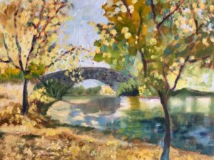 Bridge WMOILS 9x12” on gessoed mdf OILS 9x12” on gessoed mdf
